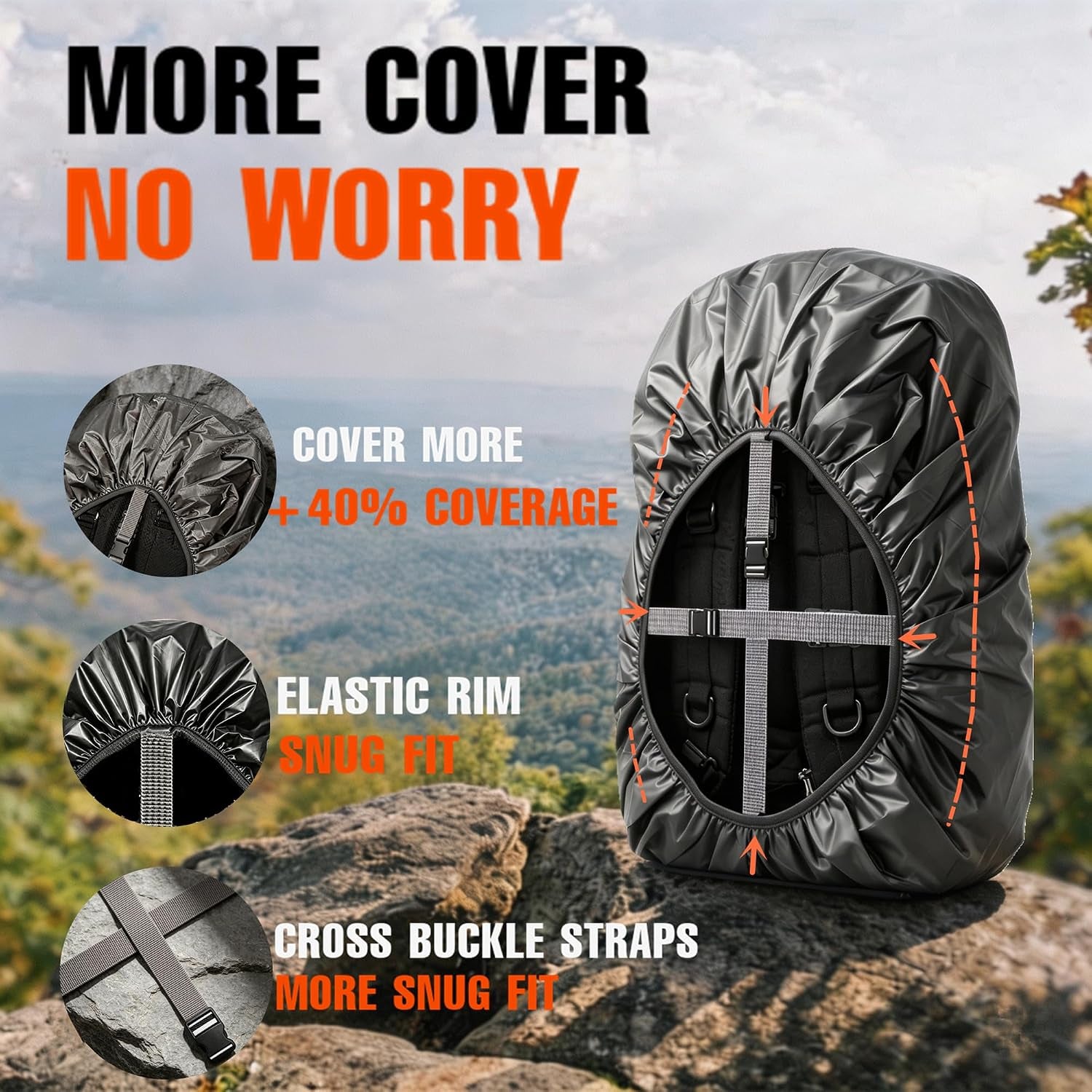 Waterproof Backpack Rain Cover