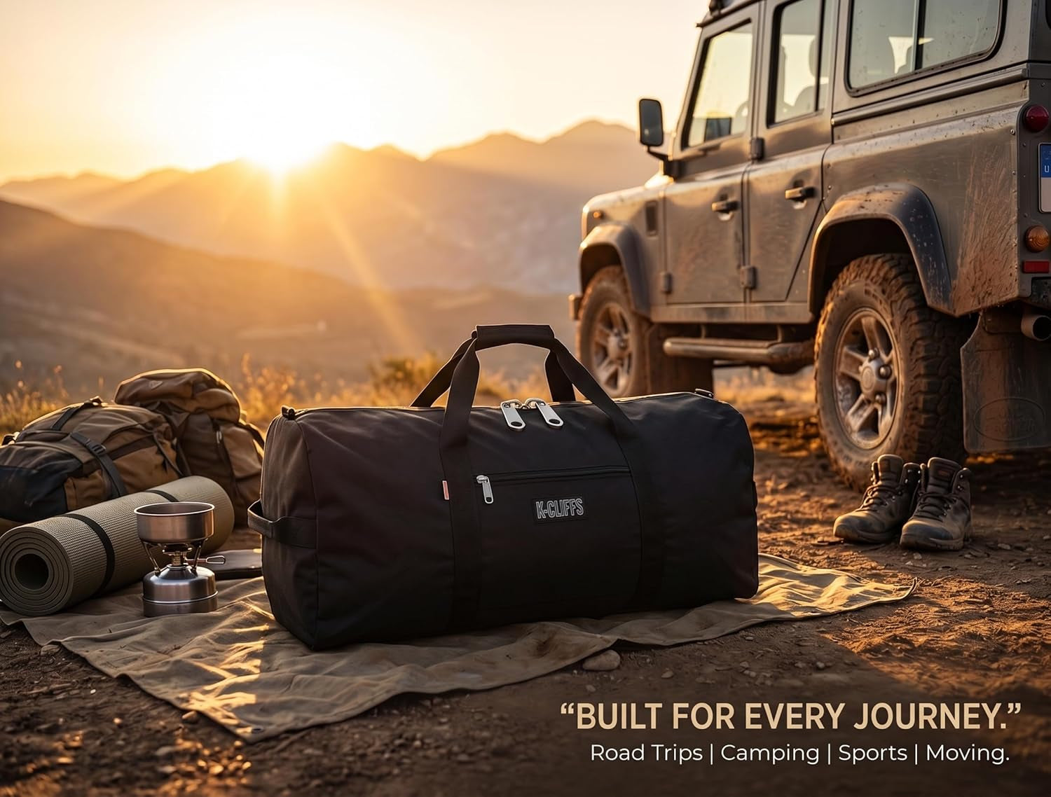 Heavy Duty Cargo Duffel Large Travel Bag
