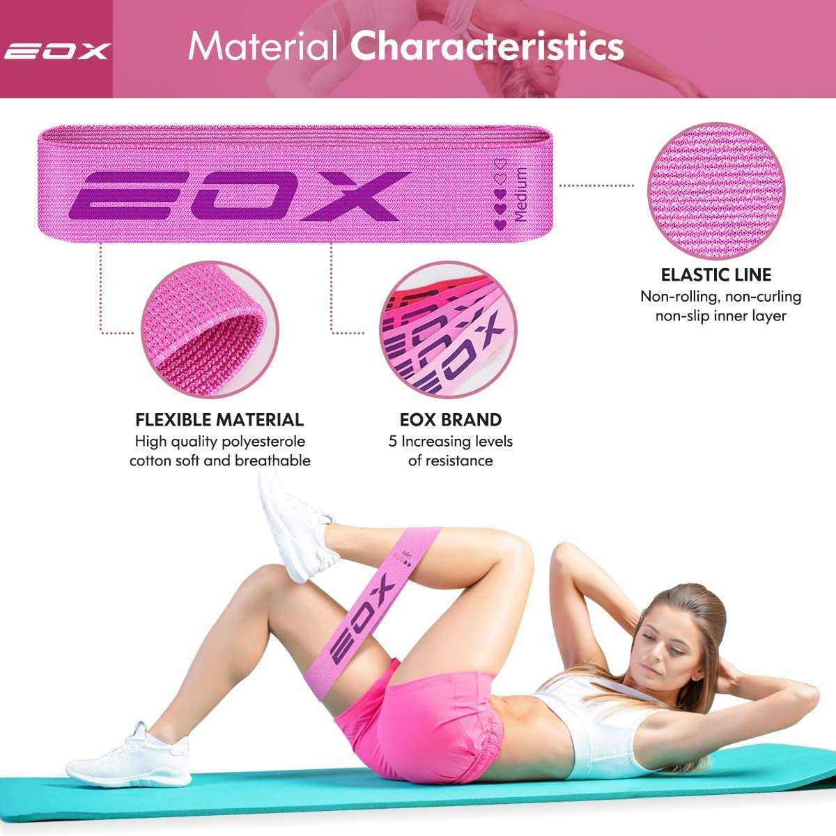 Resistance Training Bands - 5 levels