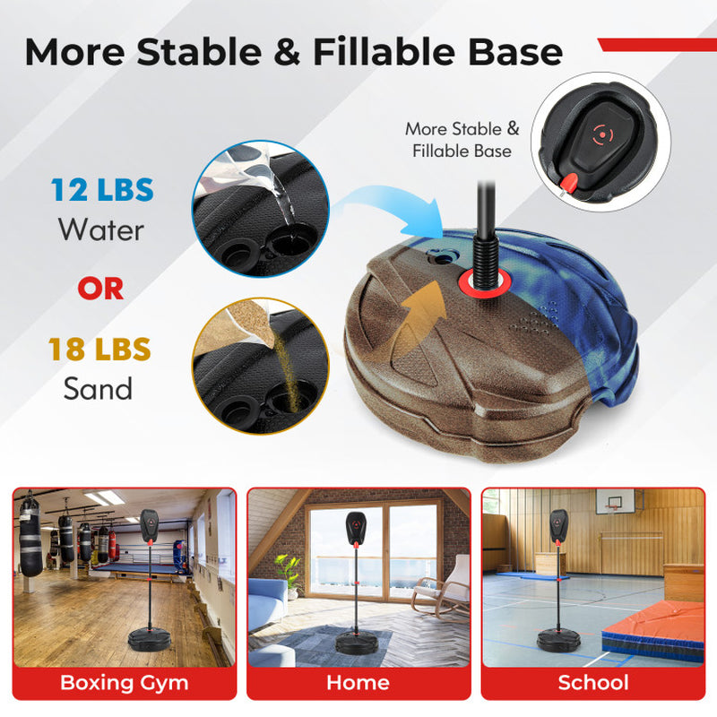 Boxing Set with Punching Bag and Boxing Gloves for 5+ Years Olds