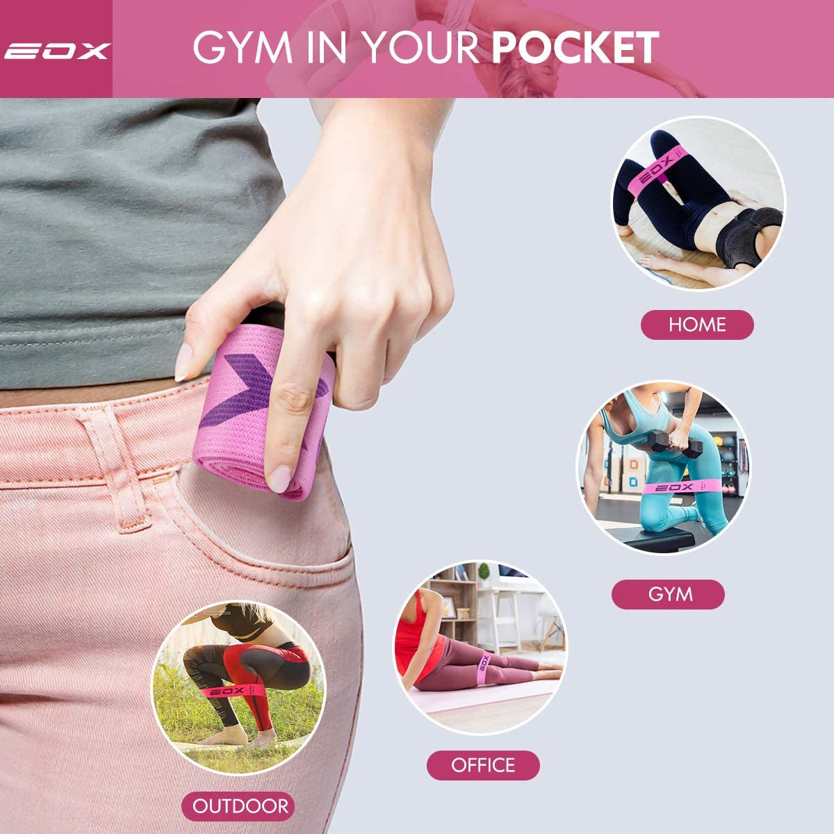 Resistance Training Bands - 5 levels