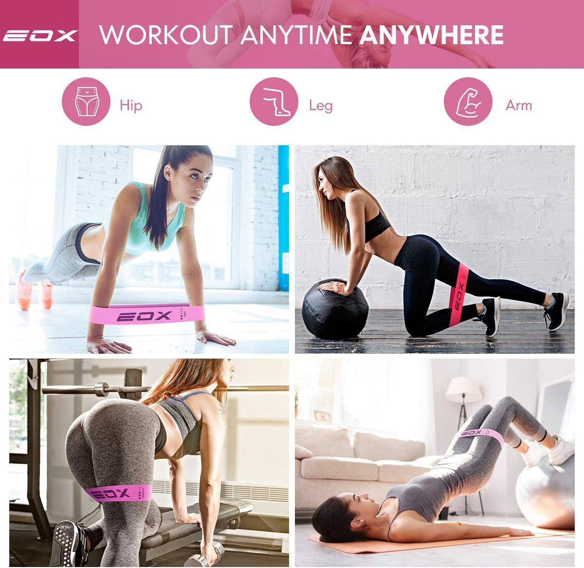 Resistance Training Bands - 5 levels