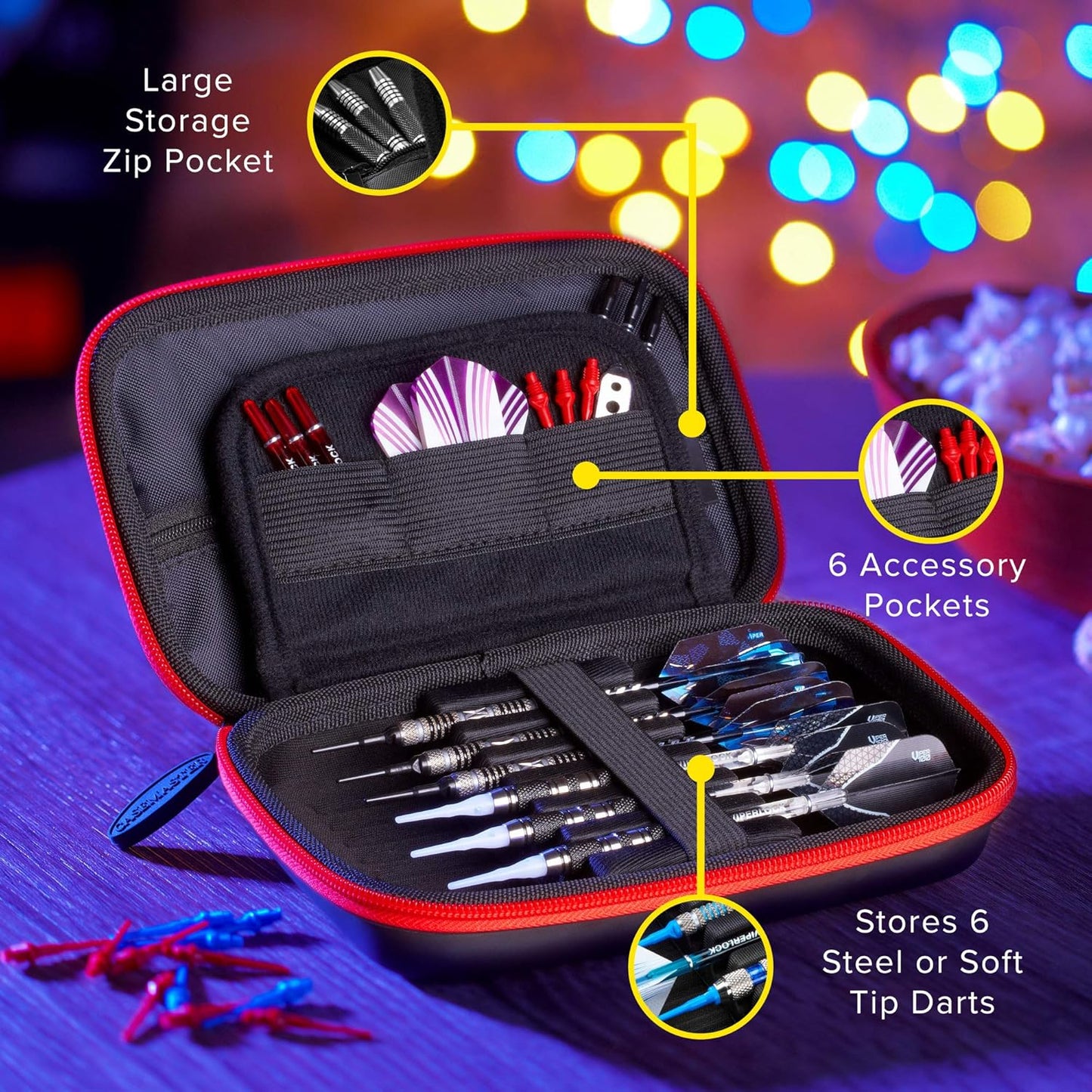 Sentinel Dart Case - Red