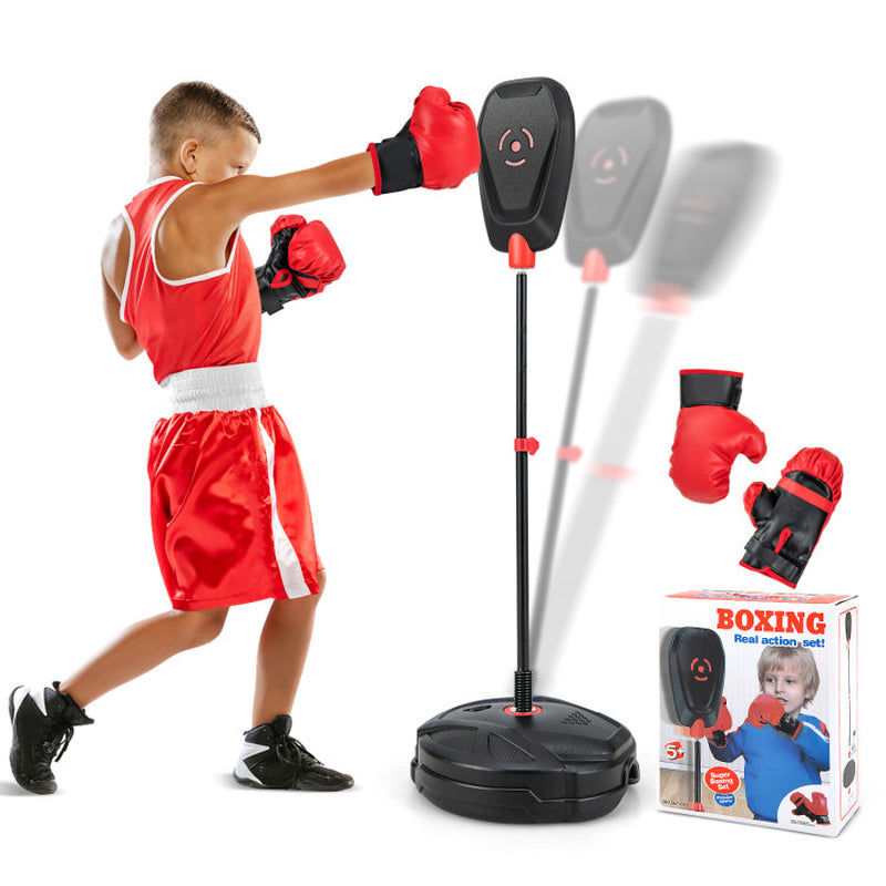 Boxing Set with Punching Bag and Boxing Gloves for 5+ Years Olds